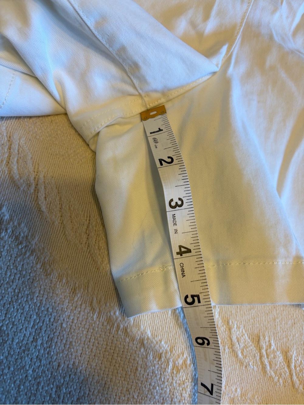 NWT J. Crew White Casual Cotton Shorts size 14 classic traditional versatile - Picture 6 of 8